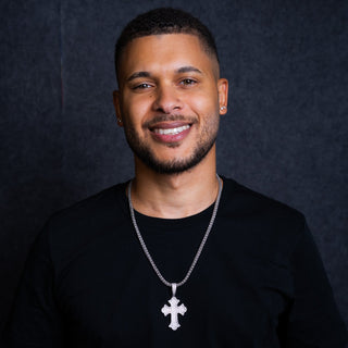 NTF MEN’S ROPE CHAIN WITH CROSS PENDANT