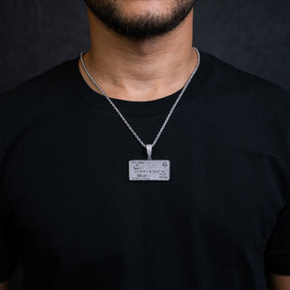 NTF MEN'S ROPE CHAIN WITH CHASE CARD PENDANT