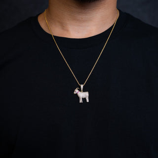 NTF MEN'S ROPE CHAIN WITH GOAT PENDANT