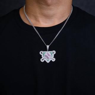 NTF MEN'S MIAMI CUBAN CHAIN WITH BASEBALL PENDANT