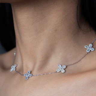 NTF Women’s CZ Adjustable Necklace