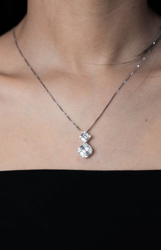 NTF Women’s CZ Adjustable Necklace