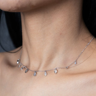 NTF Women’s CZ Adjustable Necklace