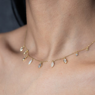 NTF Women’s CZ Adjustable Necklace