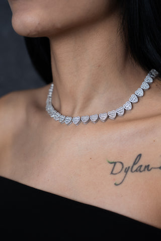 NTF Heart Choker & Bracelet Set