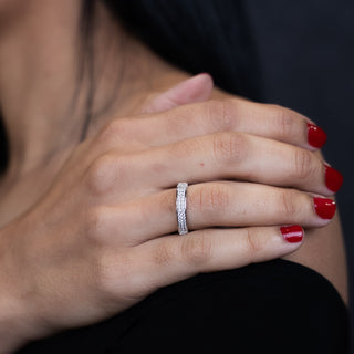 NTF Full CZ Band Ring