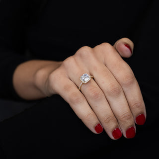 NTF Square‑Cut Engagement Ring