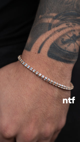 NTF Men’s ICE Bracelet – Rose Gold