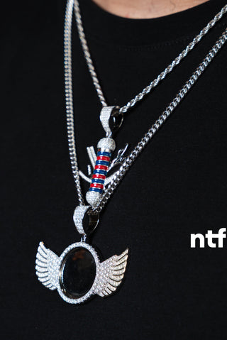 NTF Men’s Chain Set – Cuban & Rope Chains with Pendants