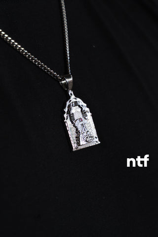 NTF Men’s Cuban Chain & Virgin Pendant