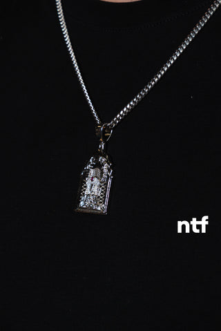 NTF Men’s Cuban Chain & Virgin Pendant