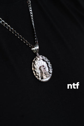 NTF Men’s Cuban Chain & Virgin Pendant