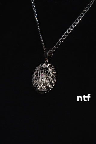 NTF Men’s Cuban Chain & Virgin Pendant