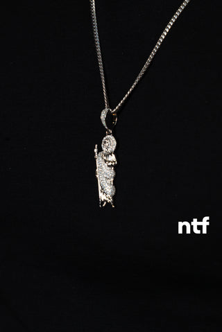 NTF Men’s Cuban Chain & Saint Jude Pendant