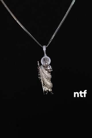 NTF Men’s Cuban Chain & Saint Jude Pendant