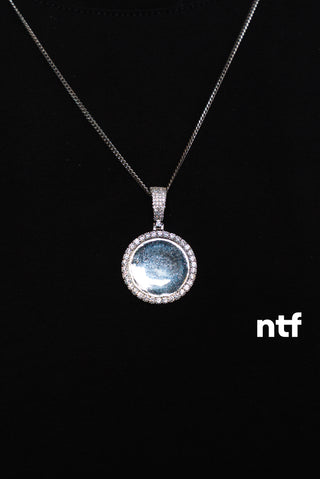 NTF Men’s Cuban Chain & Picture Pendant Set