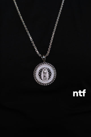 NTF Men’s Rope Chain & Virgin Pendant
