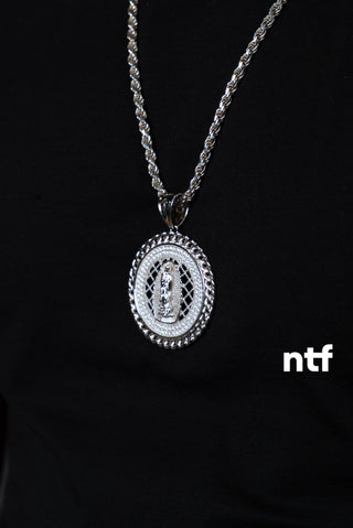 NTF Men’s Rope Chain & Virgin Pendant