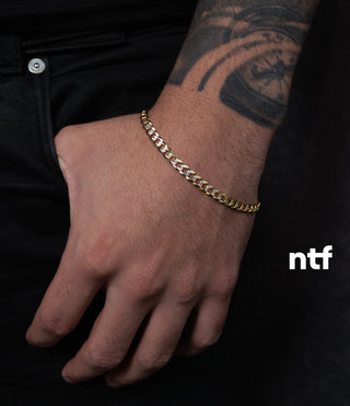 NTF Men’s Cuban Link Bracelet – Two Tone