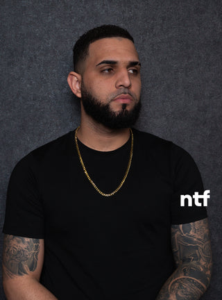 NTF Men’s 14K Gold Finish Cuban Chain