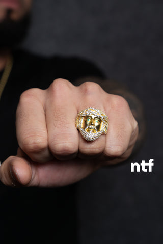 NTF Men’s Rope Chain Set – Picture Pendant & Jesus Ring