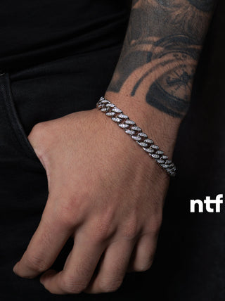 Men’s Cuban Link Bracelet – Full CZ